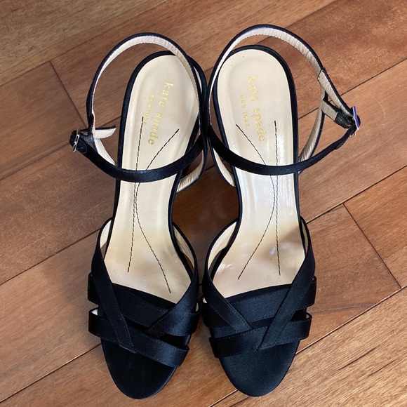 kate spade ankle strap sandal- near perfect condition! - Picture 2 of 7
